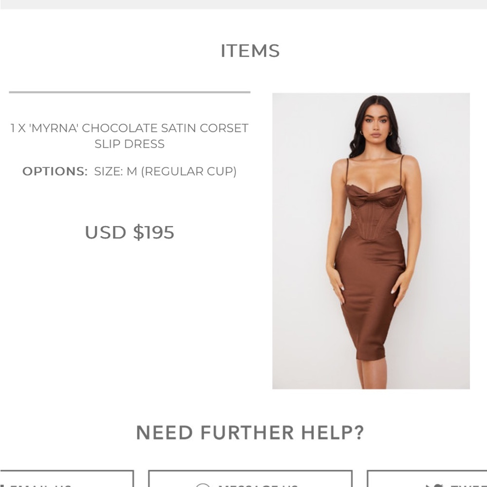COPY - House of CB Boustier top dress
